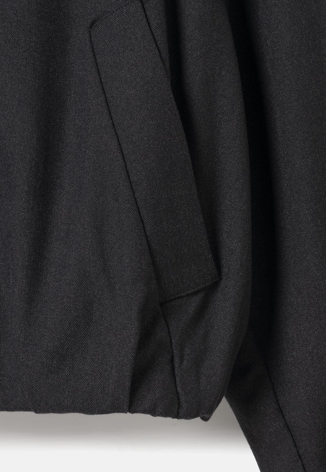 Elvine Enya Overshirt Black Melange Damen Jacke Blouson schwarz